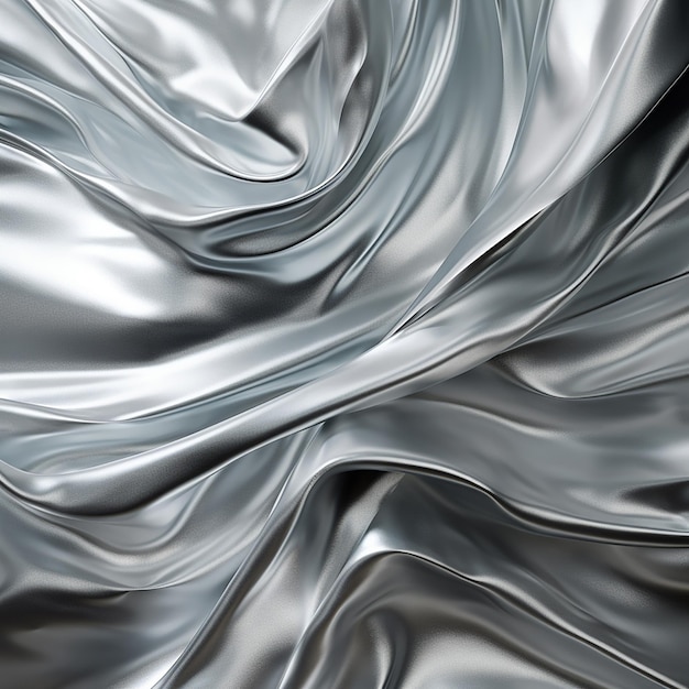 Silver Foil Texture Background Design