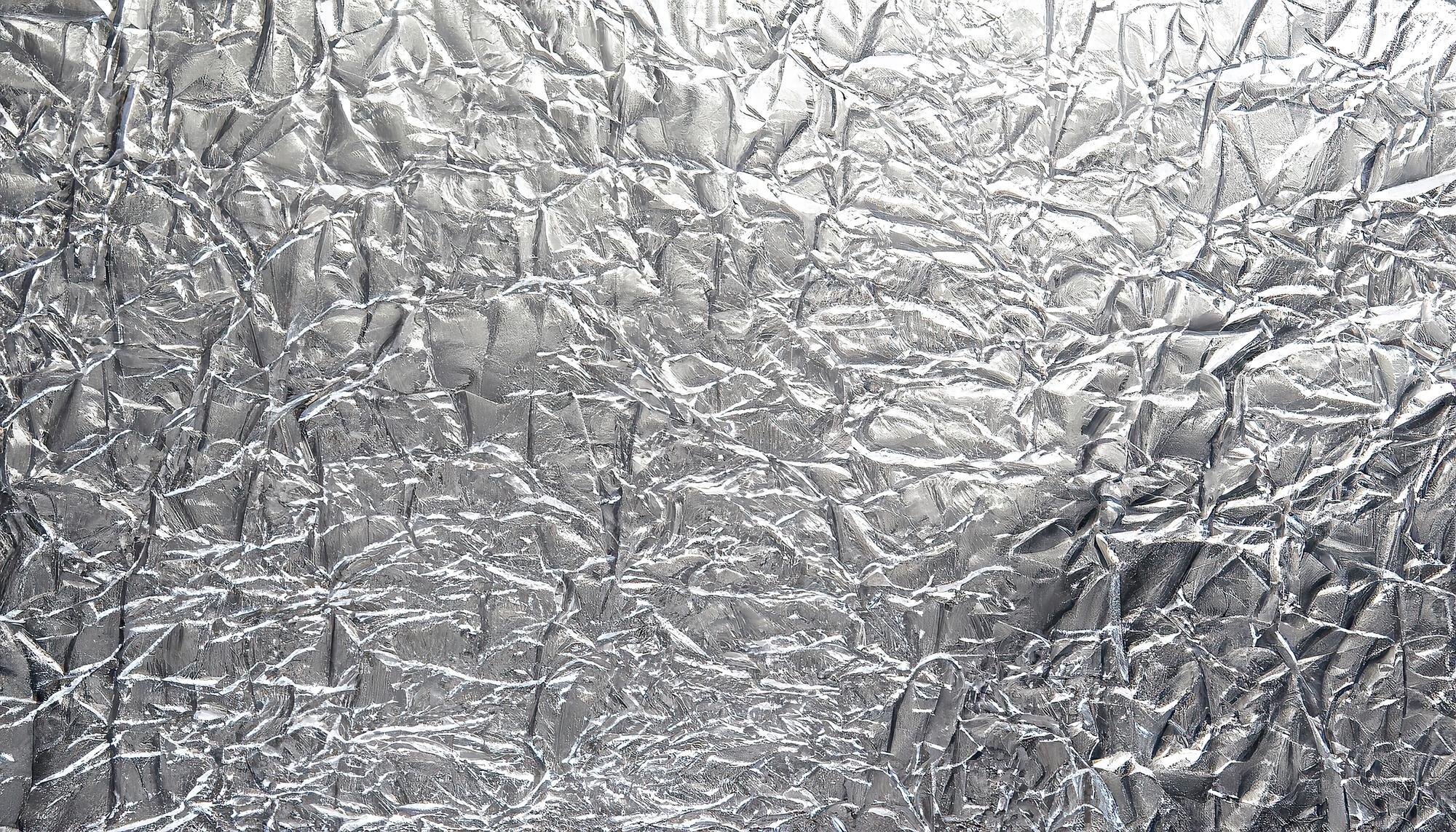 Premium Photo | Silver foil texture background