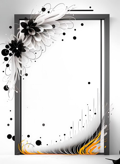 Silver frame background