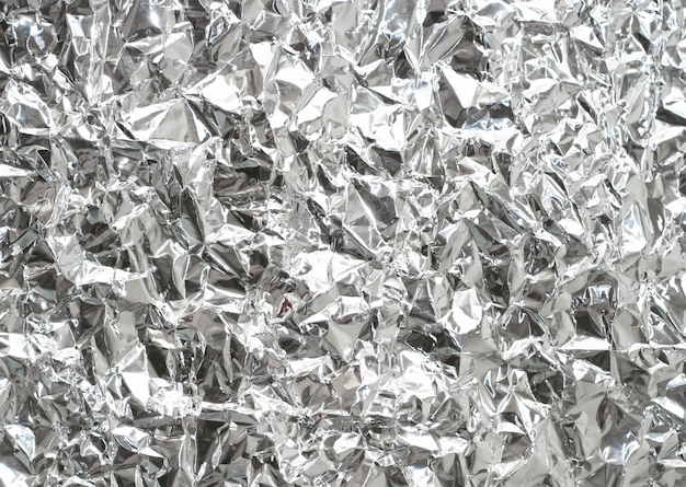 Silver, glitter, aluminum foil texture background for design