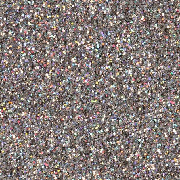 Photo silver glitter backgroundseamless square texture for art work