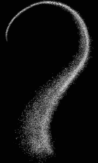 シルバー・グリッター 輝く波曲線 光の効果 背景