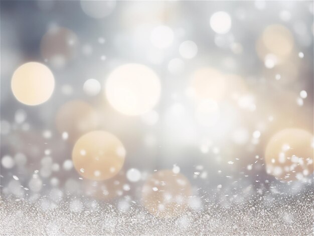 silver gray blurred winter background