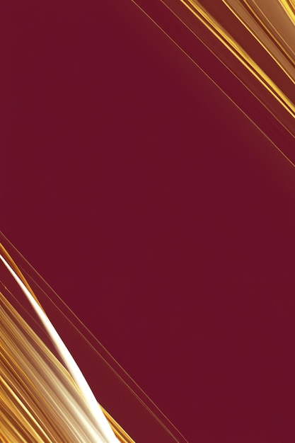 silver and maroon abstract background of smooth golden lines