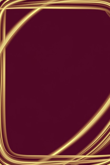 Photo silver and maroon abstract background of smooth golden lines