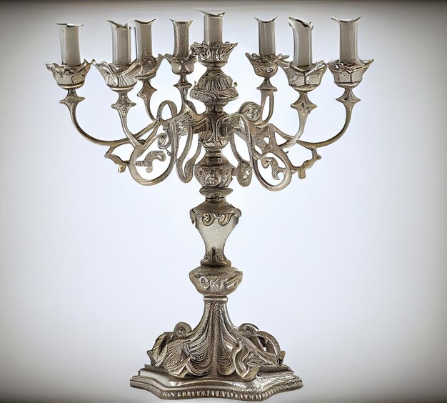 Silver Menorah