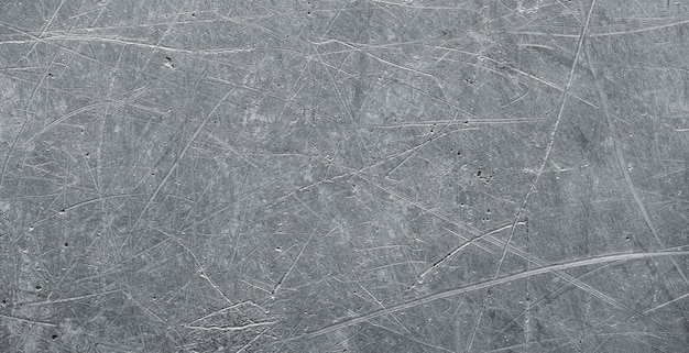 Silver metal alloy as background scratched aluminum texture