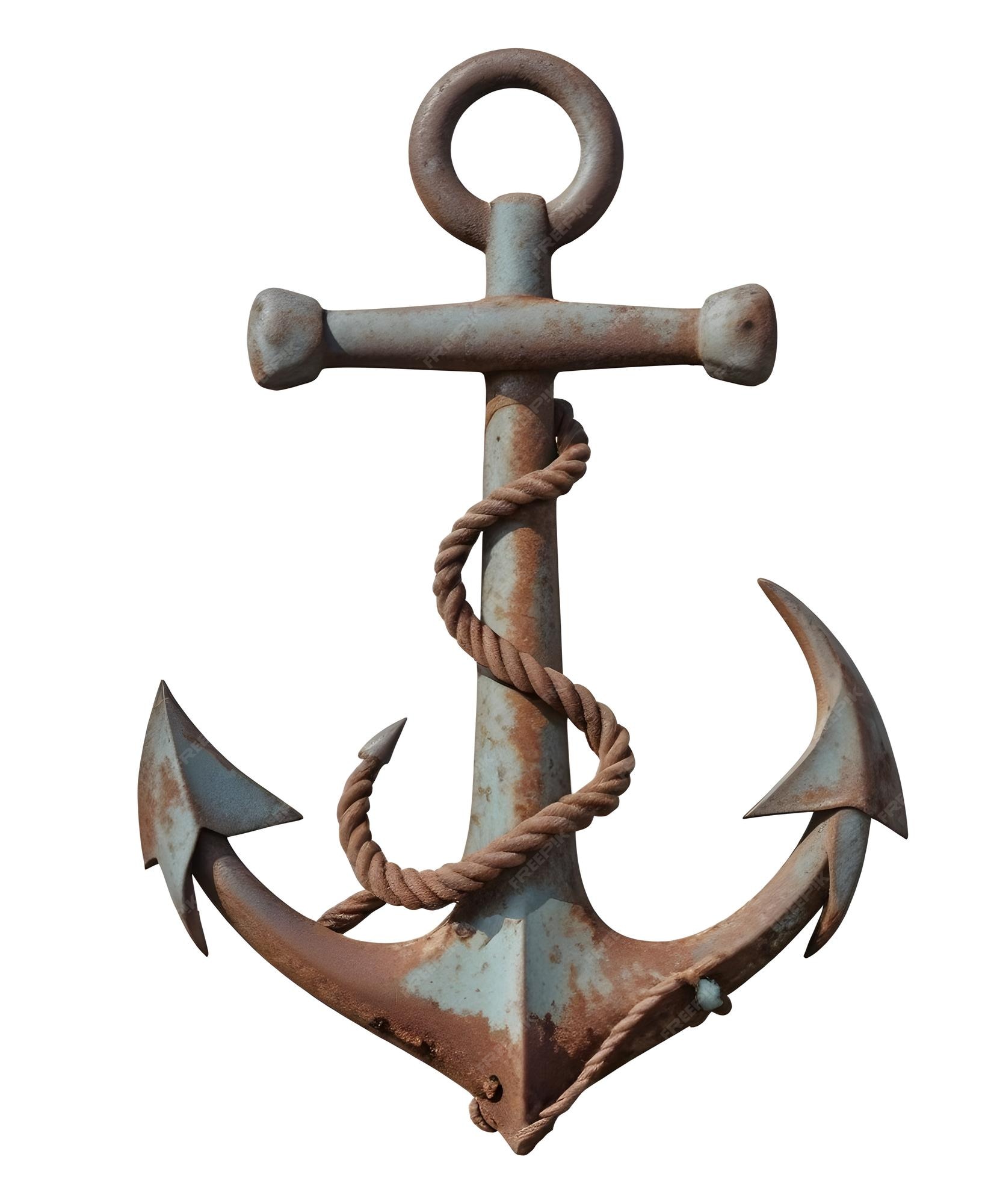 Premium Photo A silver metal anchor with a curved shank and two flukes Premium Photo A silver metal anchor with a curved shank and two flukes
