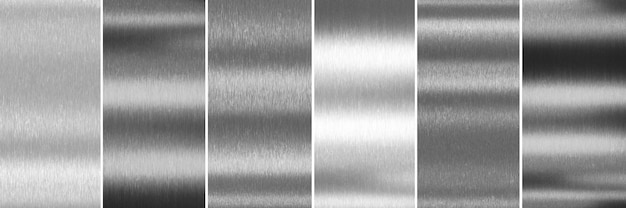 Silver metal background Brushed metallic texture 3d rendering