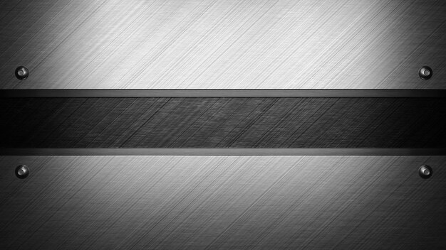 Silver metal background Brushed metallic texture 3d rendering