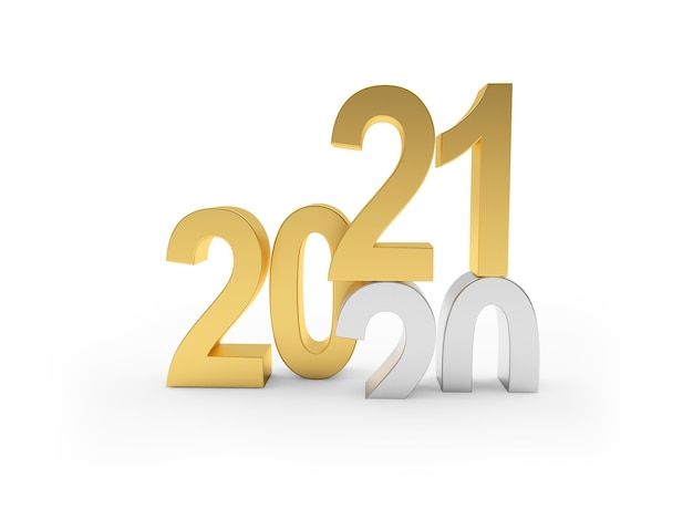 Silver numbers 2020 change to gold 2021