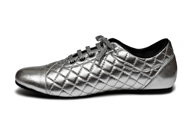 Silver shoe