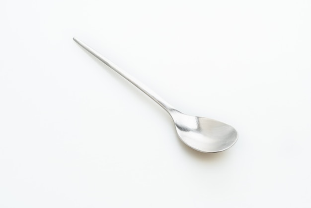 silver spoon isolated