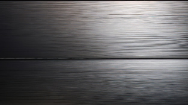 Silver Stainless Steel Plate A Shiny and Reflective Surface with Horizontal Lines