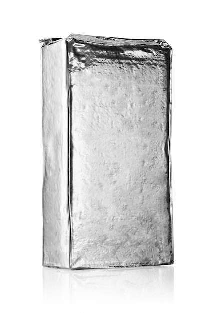 Silver wrapping foil