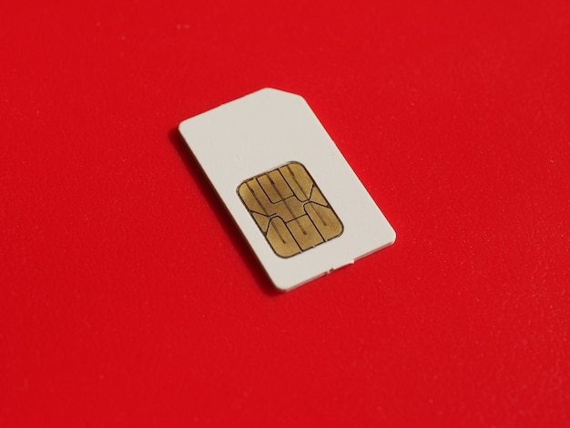 휴대폰에 사용되는 SIM 카드