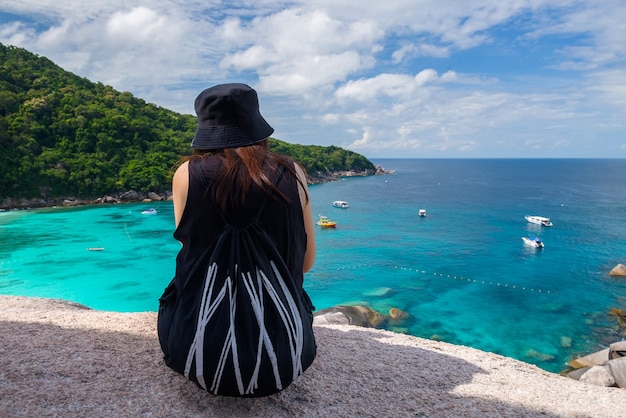 Similan-eilanden, provincie Phang Nga Prachtige zee in het zuiden van Thailand,