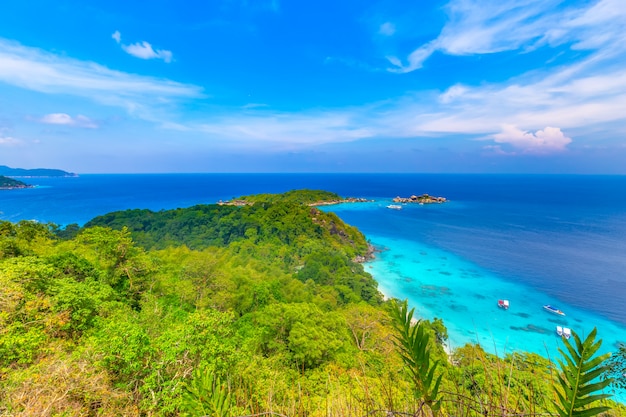  Similan island at Andaman Sea , Phuket, Thailand  