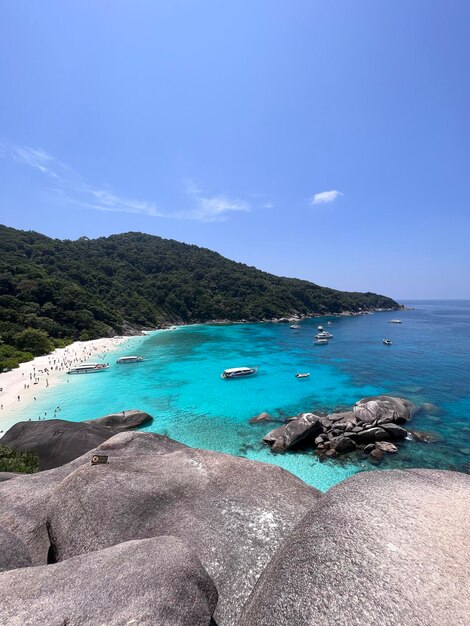 写真 パンンガ州のシミラン島 パラダイス 大きな岩