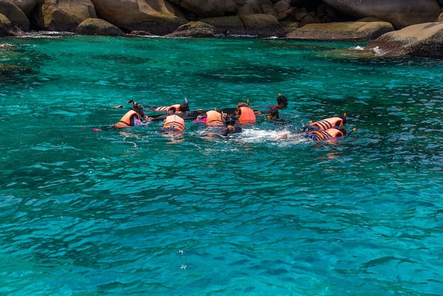 Similan Islands, Phang Nga Province Beautiful sea in the south of Thailand,