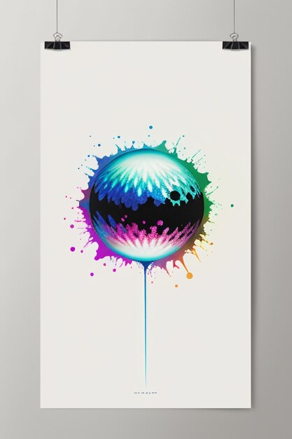 Photo simple abstract art colorful creative think banner wallpaper background illustration beautiful