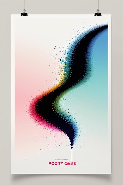 Simple abstract art colorful creative think banner wallpaper background illustration beautiful