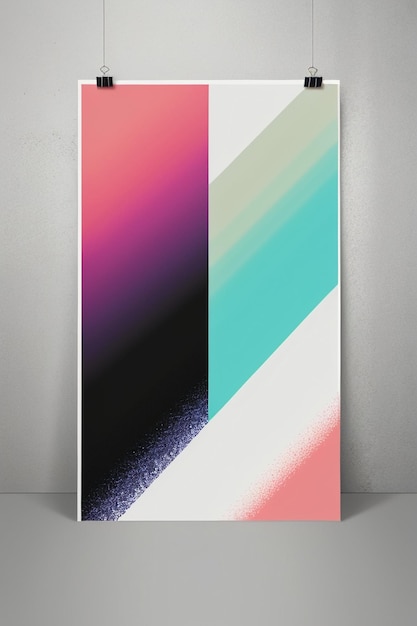 Simple abstract art colorful creative think banner wallpaper background illustration beautiful