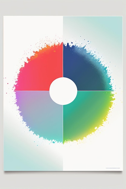 Photo simple abstract art colorful creative think banner wallpaper background illustration beautiful