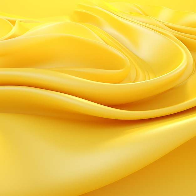 Simple abstract yellow waves background with space presentation template