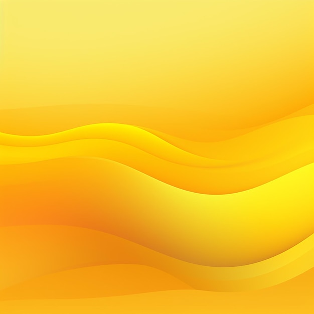 Simple abstract yellow waves background with space presentation template