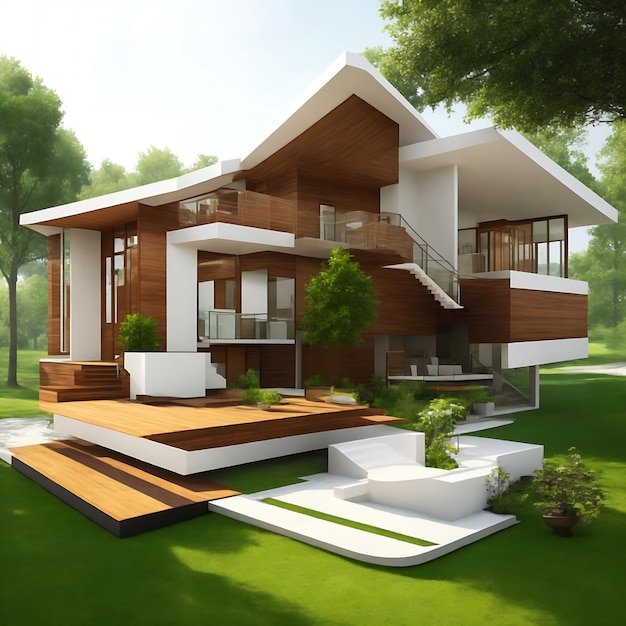 a simple and beautiful house design image