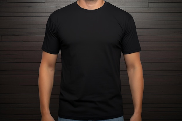 Simple black t