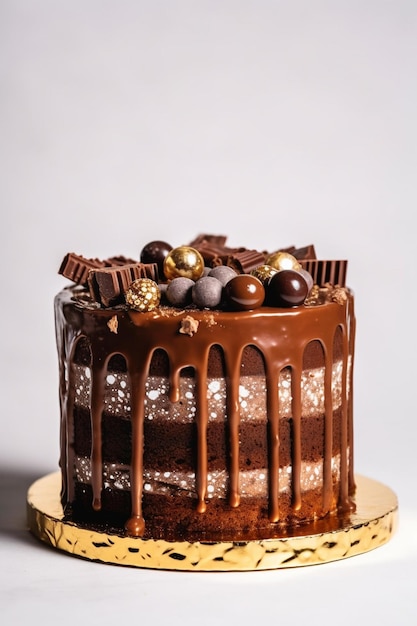 シンプルなケーキのデザイン