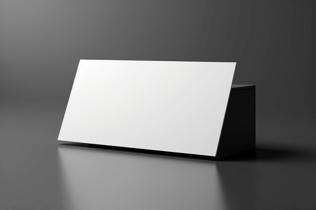 Simple Clean Business Card Mockup generated