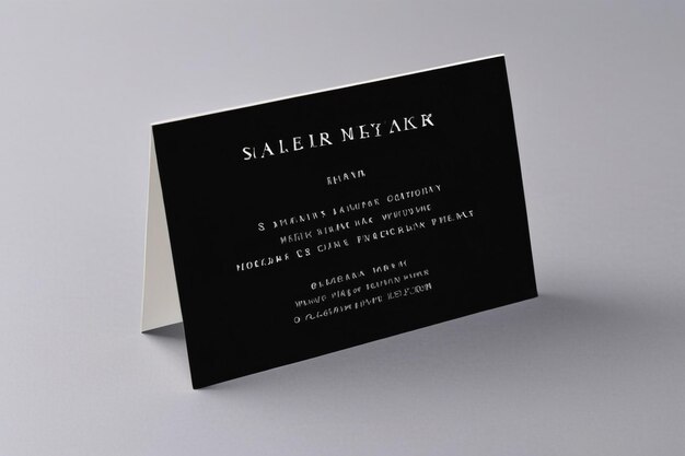 Simple Clean and Minimalist Business Card for Your Company