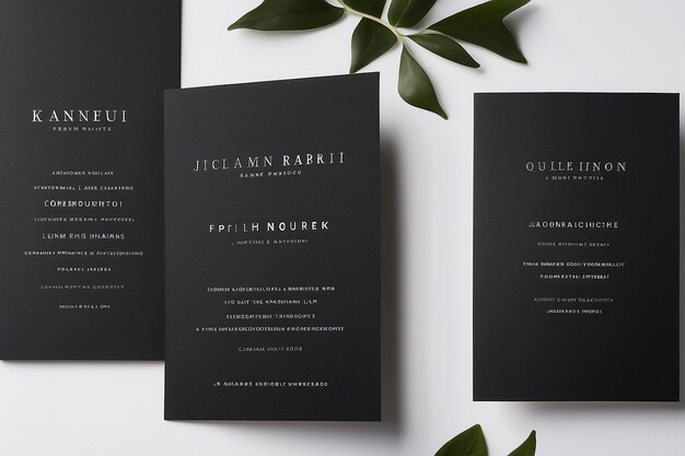 Simple Clean and Minimalist Business Card for Your Company