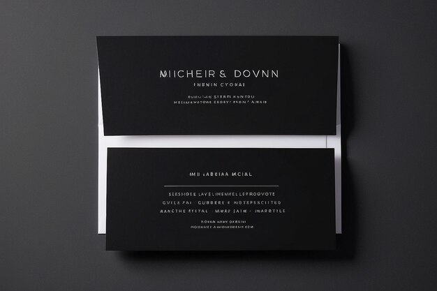 Simple Clean and Minimalist Business Card for Your Company