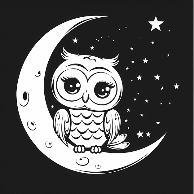 Premium Photo | A simple coloring book page for kids