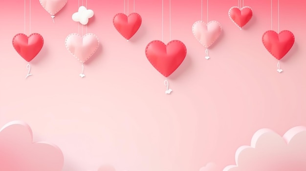 Simple and creative valentines day background