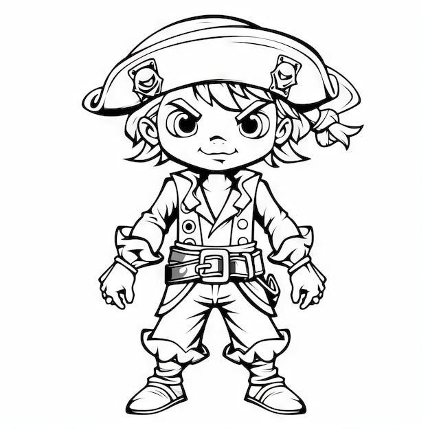 Gacha Life Boy Pirate Coloring Pages - Get Coloring Pages