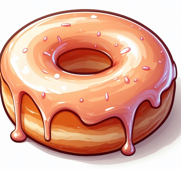 Simple donut illustration