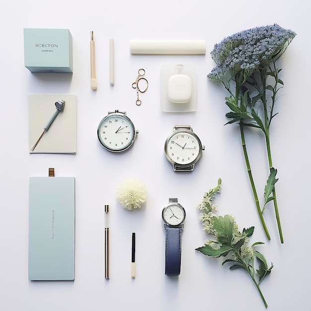 Photo simple flatlays lifestyle