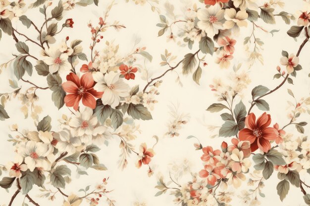 Simple flowers wallpaper texture