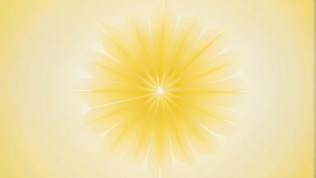 Photo simple gradient bright yellow abstract illustration wallpaper curve floral ornament decoration
