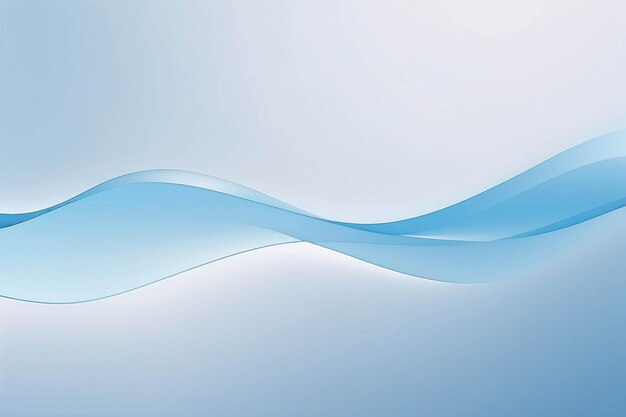 사진 간단한 그라디언트 밝은 파란색 배경 벽지 곡선 꽃 장식 프레젠테이션 템플릿