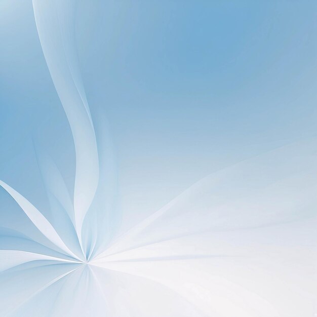 Простая градиентная тонкая светло-голубая абстрактная иллюстрация обои кривая цветочные украшения украшение