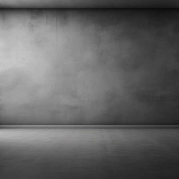 Simple gray background empty room for design