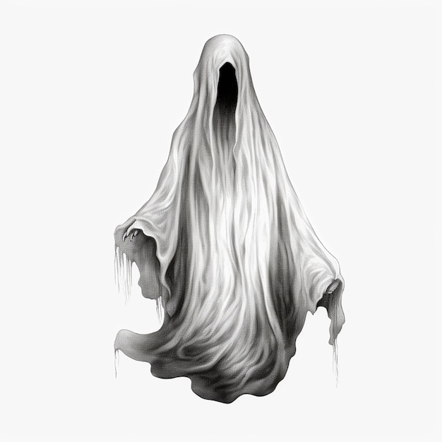 Simple Halloween Ghost Vector Art for Sale