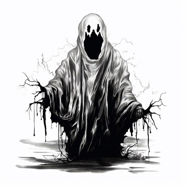 Photo simple halloween ghost vector art for sale