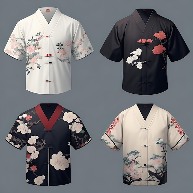 Простые конструкции японских рубашек